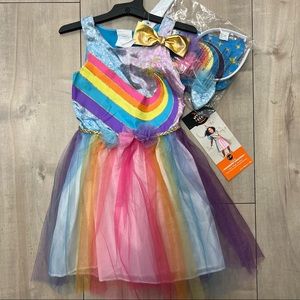 BNWT Rainbow Unicorn Halloween Costume, size 2T-3T